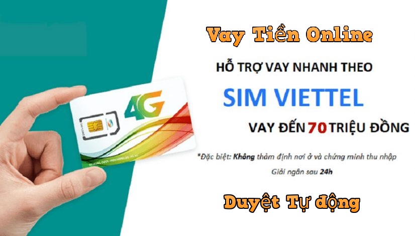 Vay tiền theo sim viettel